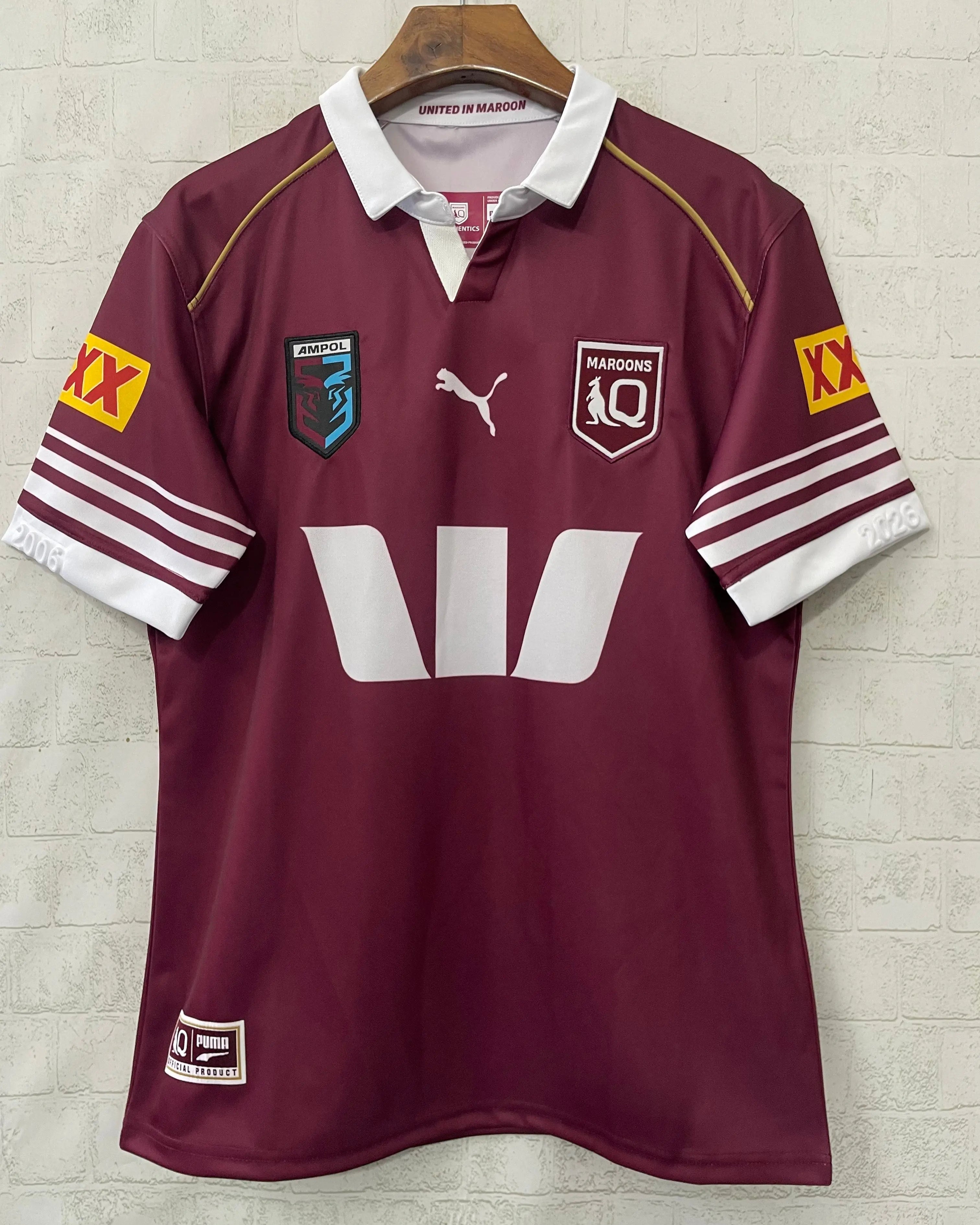 2026 Queensland Home Rugby Jersey GOATORG STORE