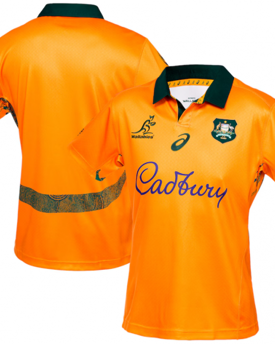 2026 Australia Wallabies Gold with Green Accents Jersey GOATORG STORE