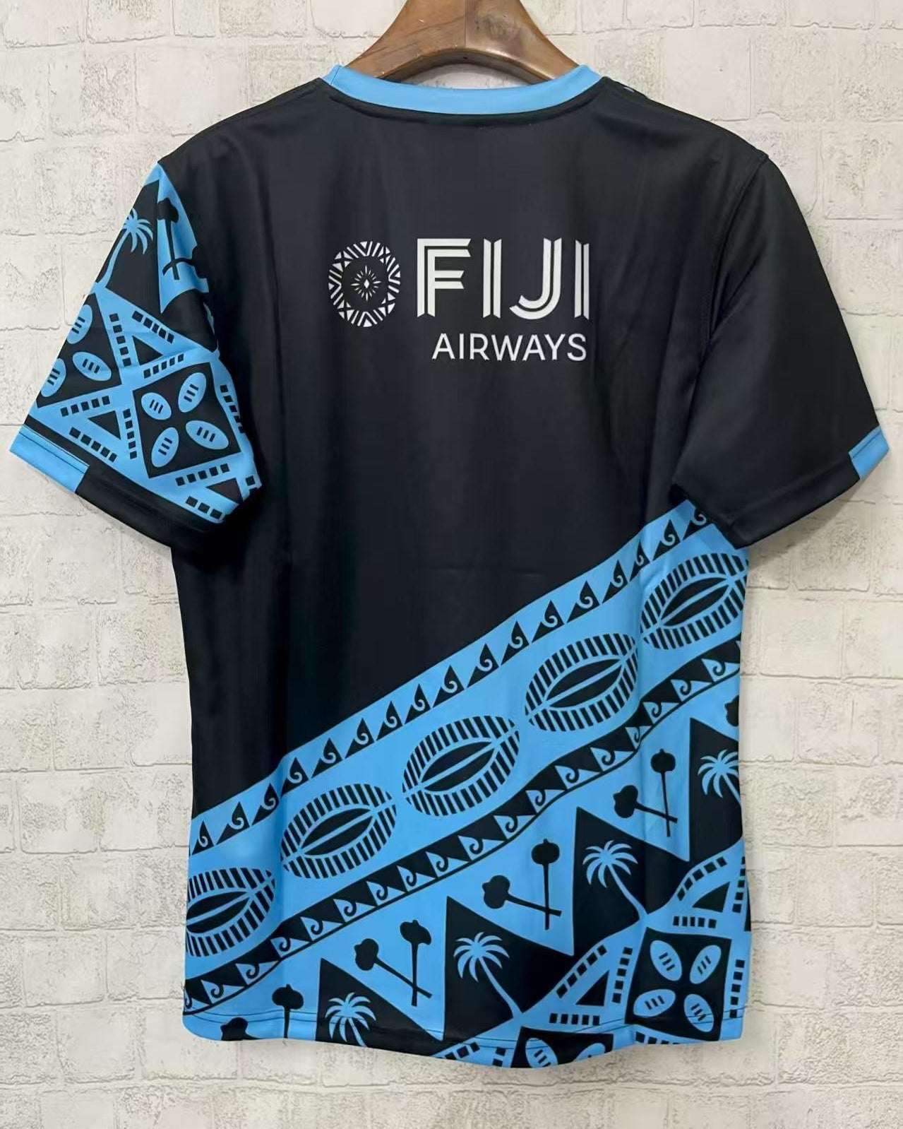 2026 Fiji Black with Pacific Island Art Jersey - GOATORG STORE
