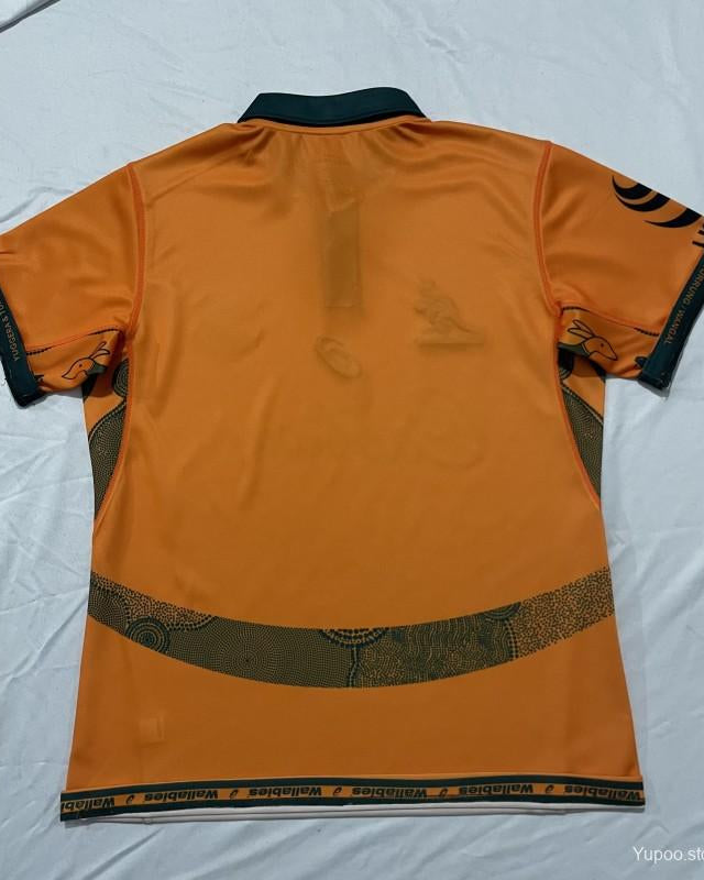 2026 Australia Wallabies Gold with Green Accents Jersey GOATORG STORE