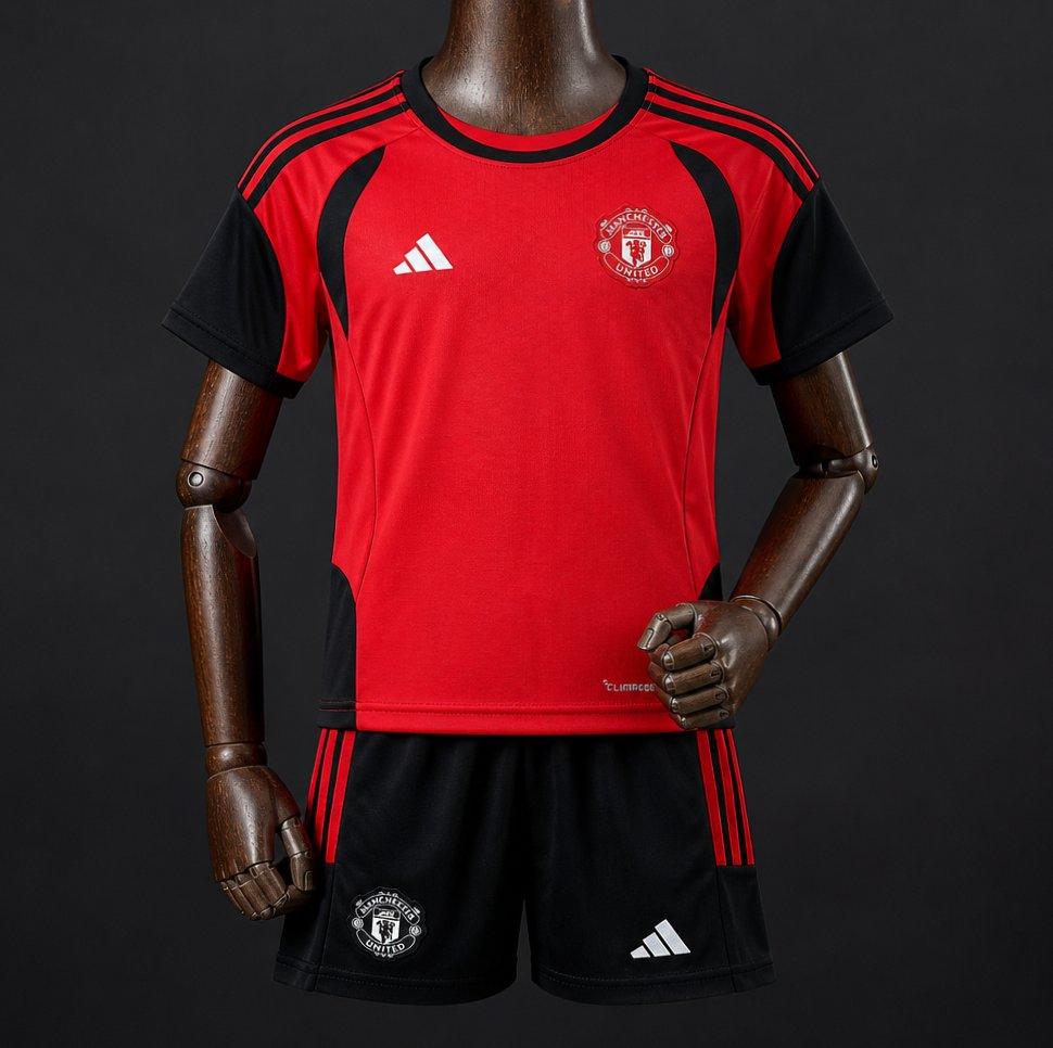 26/27 Kids Manchester United Training Red Jersey GOATORG STORE