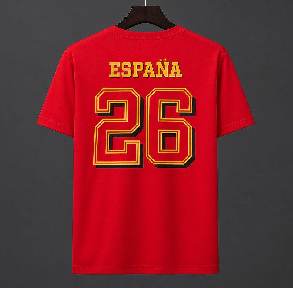 2026 Spain World Cup Champion Red T-Shirt GOATORG STORE