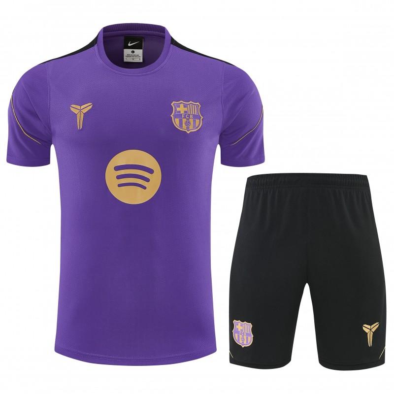 26/27 Barcelona Purple & Black Short Sleeve + Soccer Shorts - GOATORG STORE
