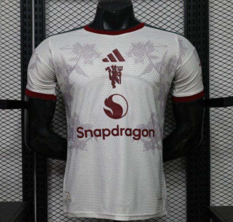 26/27 Manchester United Away Grey White Rose Special Edition Player Version Jersey GOATORG STORE