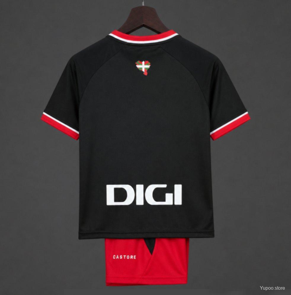 2026/27 Kids Athletic Bilbao Away Black Jersey - GOATORG STORE