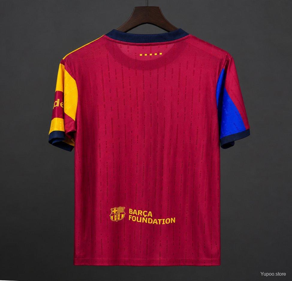 26/27 Barcelona Special Edition Pre-Match Senyera Mashup Jersey - GOATORG STORE