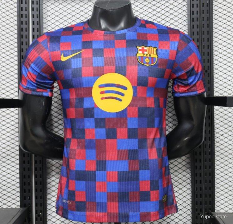 Player Version 26/27 Barcelona Pre-Match Top Jersey GOATORG STORE