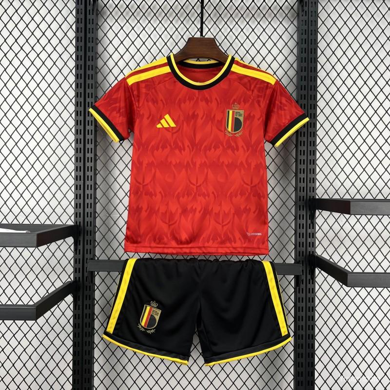 2026 Belgium Home Kids Jersey