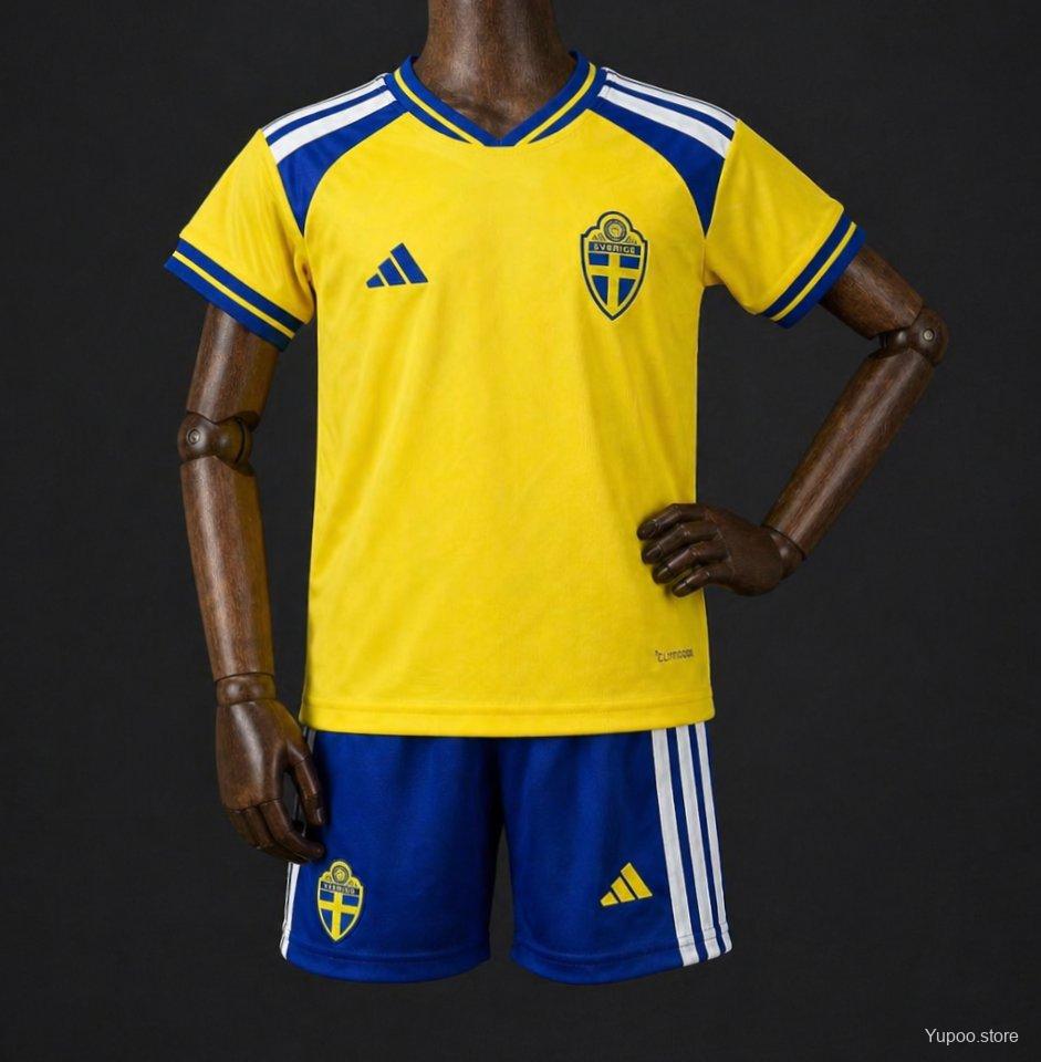 2026 Sweden Home Kids Jersey - GOATORG STORE