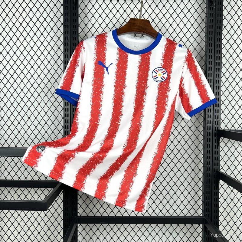 2026 Paraguay Home Fan Jersey