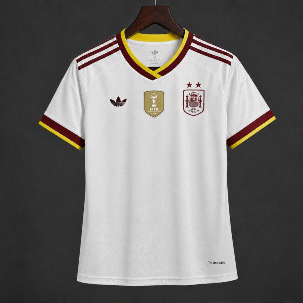 Women's 2026/27 Spain White Away Jersey - Player Version GOATORG STORE