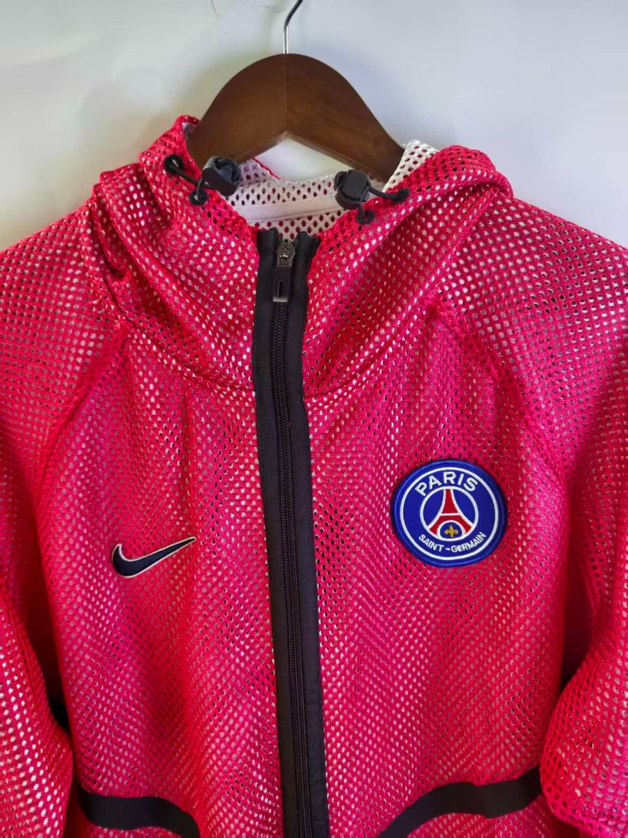 26/27 PSG Lightweight Breathable Mesh Windbreaker Pink Jacket GOATORG STORE