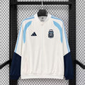 2026 Argentina White Full Zipper Windbreaker