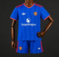 26/27 Kids Manchester United Away Blue Jersey GOATORG STORE