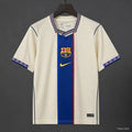 26/27 FC Barcelona Special Edition "Mashup" Away Jersey - Cream/Blue Stripe - As Worn by Messi, Pedri, Yamal GOATORG STORE
