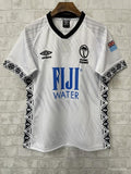 2026 Fiji Flying Fijians White Jersey with Indigenous Patterns - GOATORG STORE