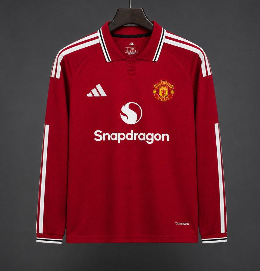 26/27 Manchester United Home Long Sleeve Fan Jersey GOATORG STORE