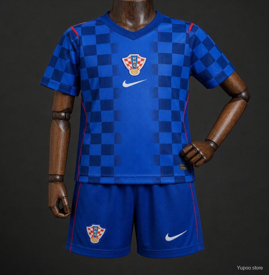 2026 Croatia Away Kids Jersey