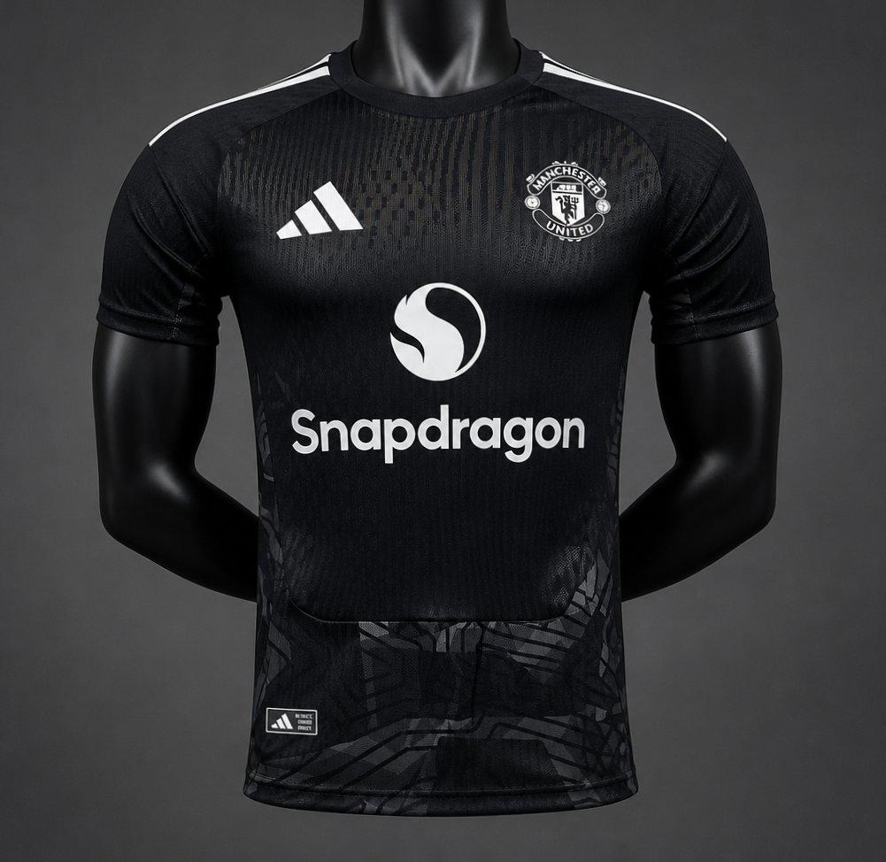 26/27 Manchester United Black Goalkeeper Player Version Jersey GOATORG STORE