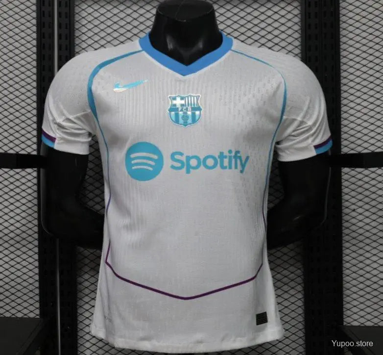 Player Version 26/27 FC Barcelona White Special Edition Away Jersey GOATORG STORE