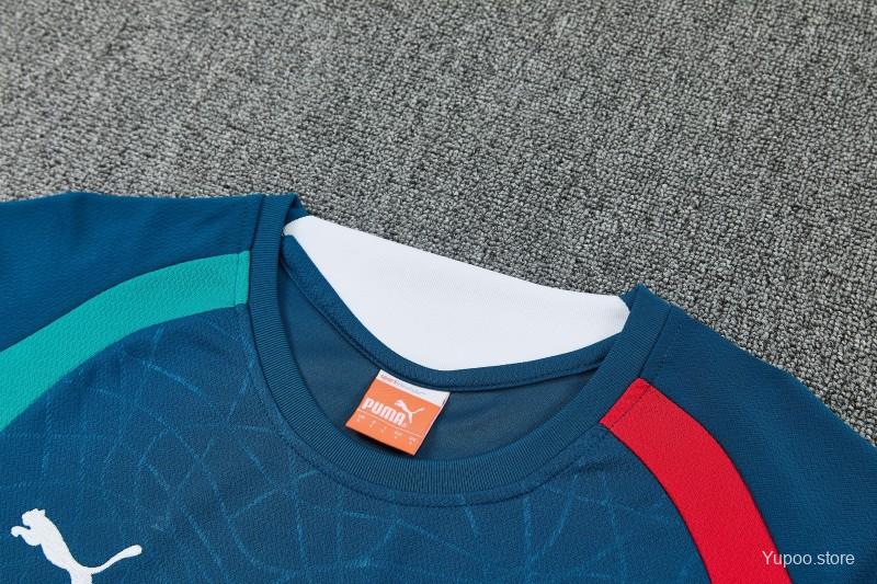 26/27 Portugal Dark Teal Short Sleeve+Soccer Shorts