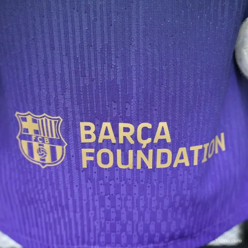 FC Barcelona 2026/27 Kobe Bryant Special Edition Player Version Jersey - Black & Purple