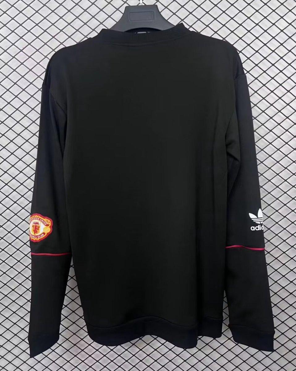 26/27 Manchester United Black Adidas Originals Bringback 90/92 Sweatshirt GOATORG STORE