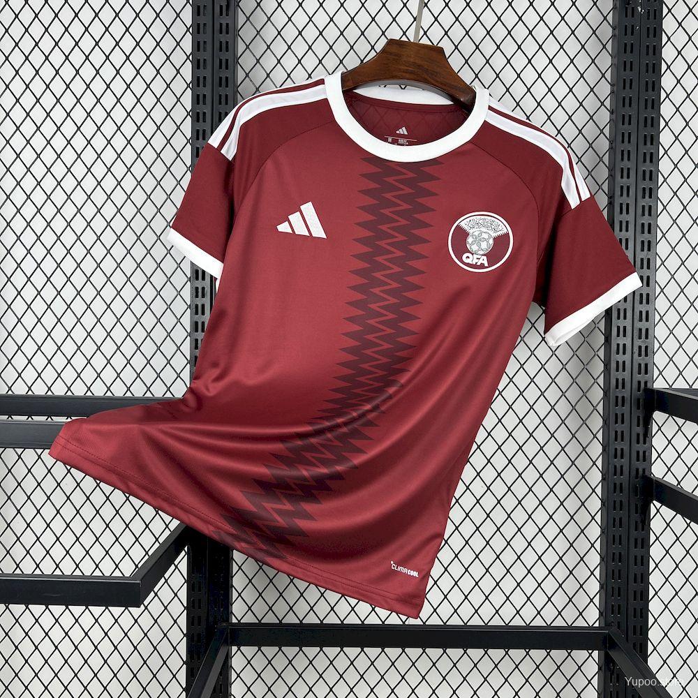 2026 Qatar Home Fan Jersey