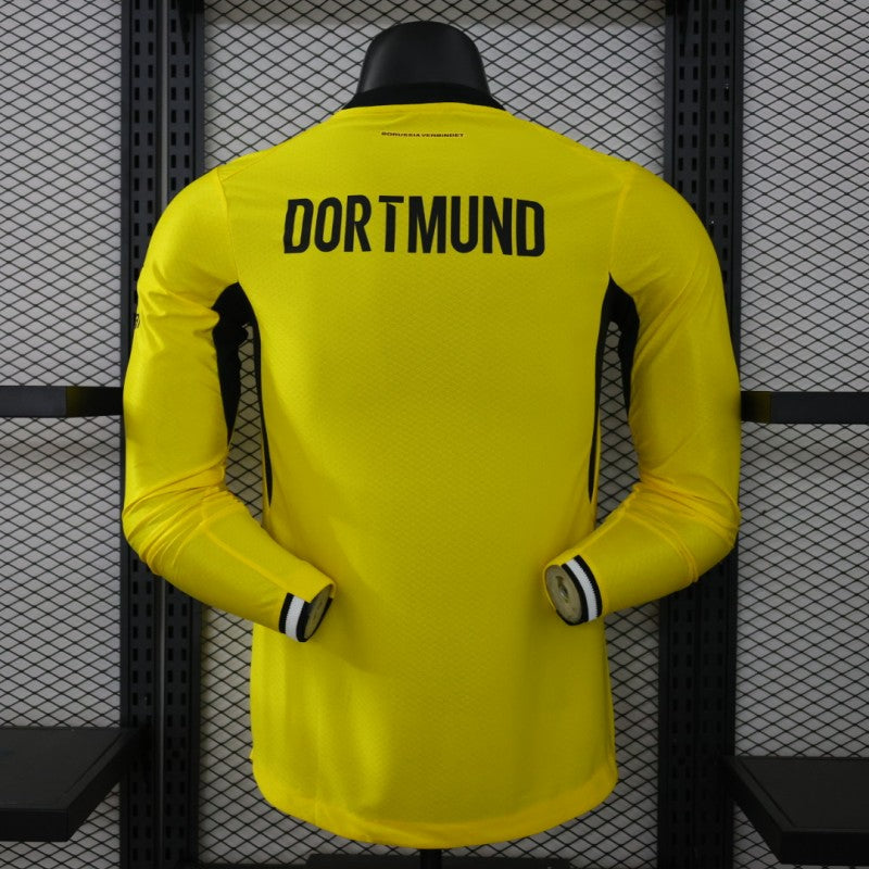 Player Version 26/27 Borussia Dortmund Home Long Sleeve Jersey GOATORG STORE