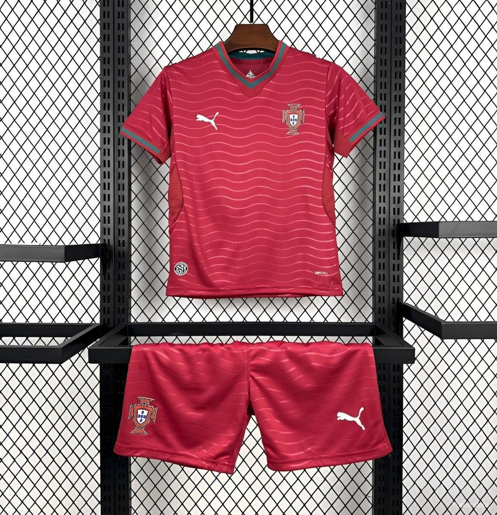 2026 Portugal Home Kids Jersey