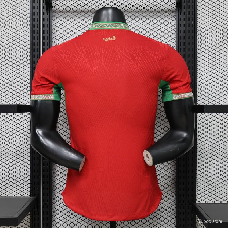 2026 Morocco Home Player Jersey