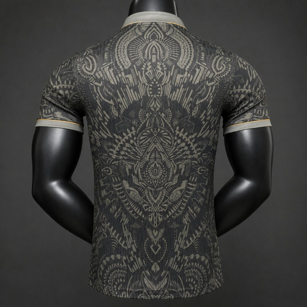 Player Version 26/27 Paris Saint-Germain Black with Tribal Pattern Special Edition Jersey GOATORG STORE