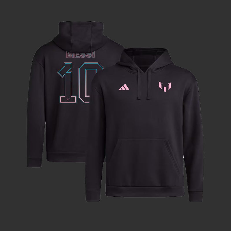 Inter Miami Messi x adidas Name & Number Fleece Pullover Hoodie GOATORG STORE