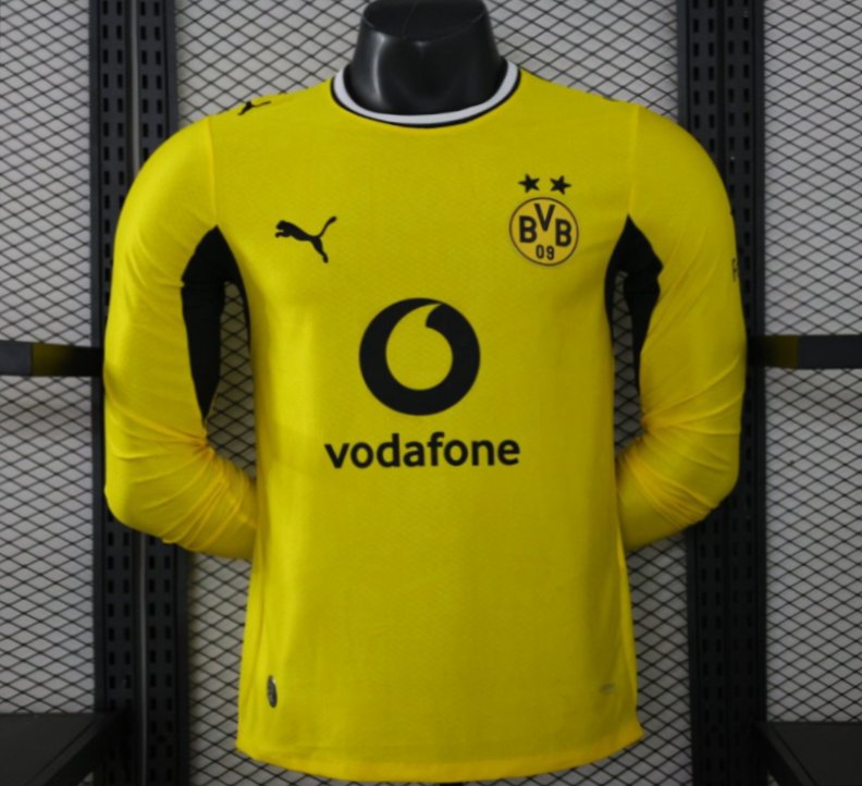 Player Version 26/27 Borussia Dortmund Home Long Sleeve Jersey GOATORG STORE