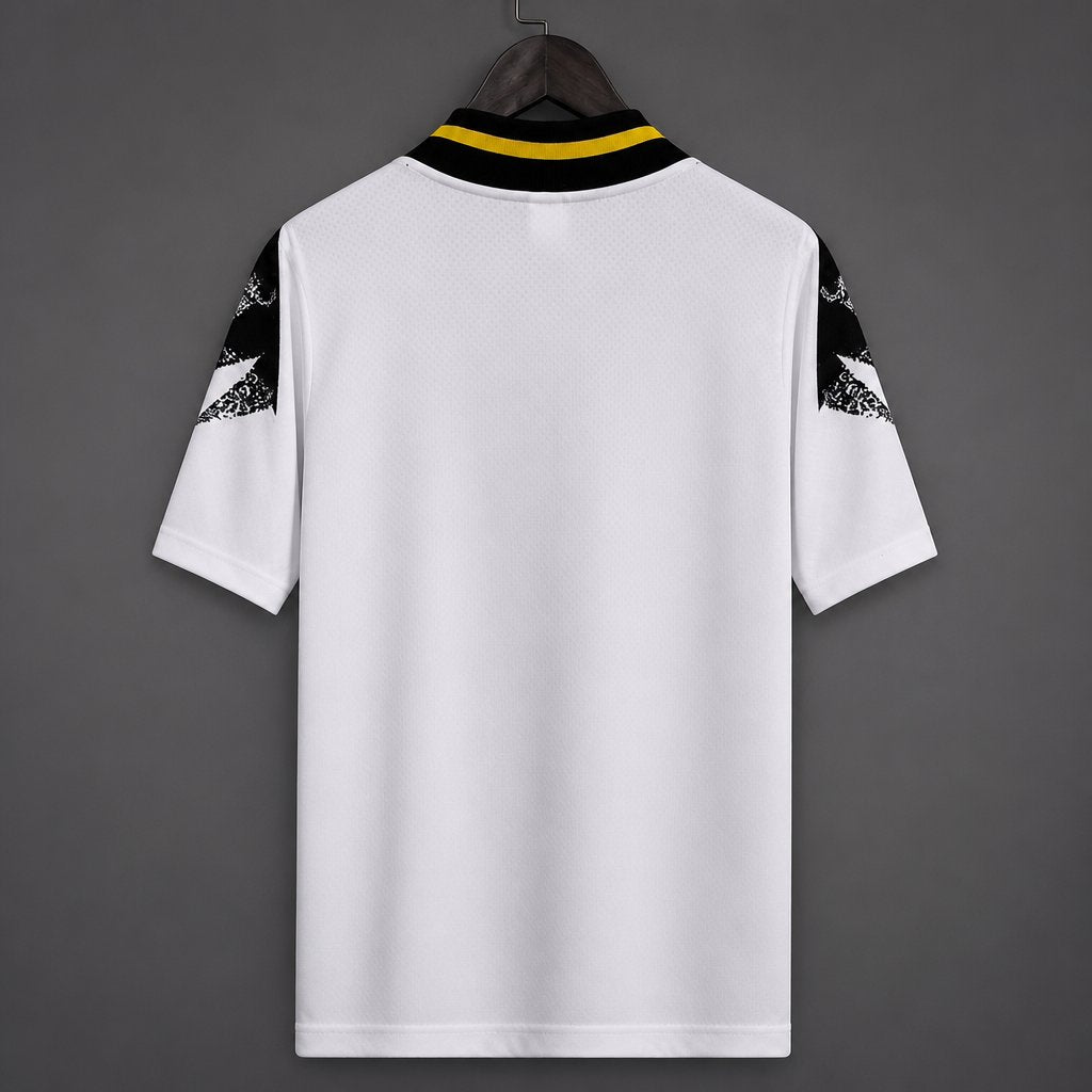 26/27 Juventus White with Black Geometric Pattern 1994 Vintage Remake Jersey GOATORG STORE
