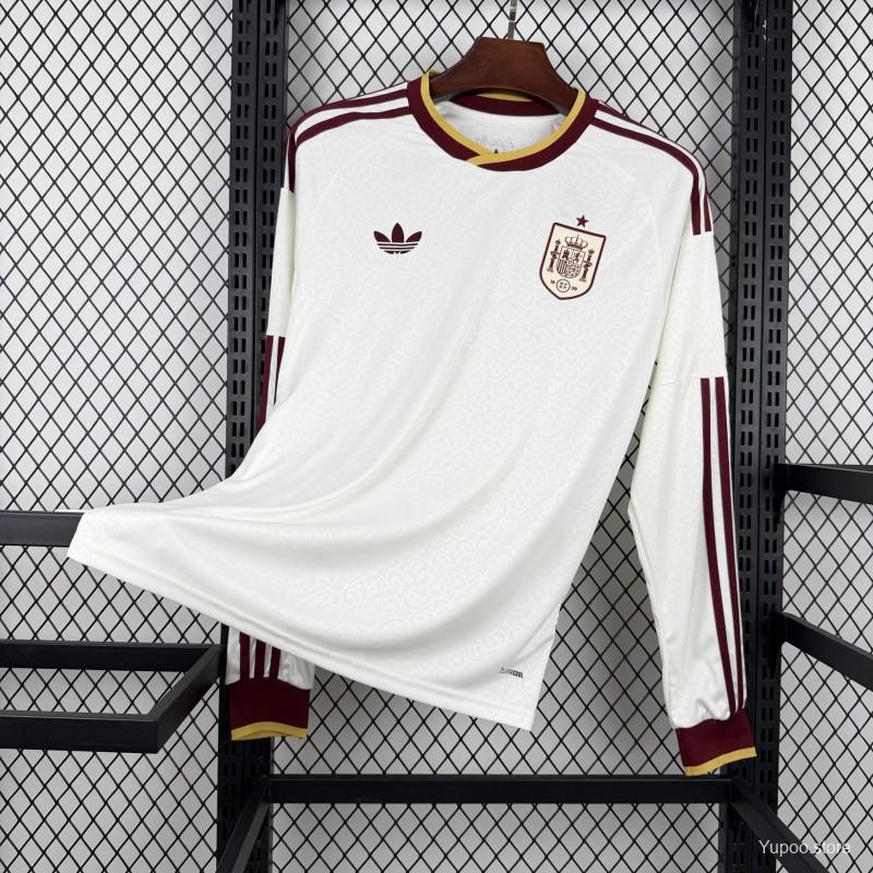 2026 Spain Away Long Sleeve Fan Jersey