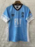 2026 Fiji Flying Fijians Sky Blue Jersey with Indigenous Patterns - GOATORG STORE