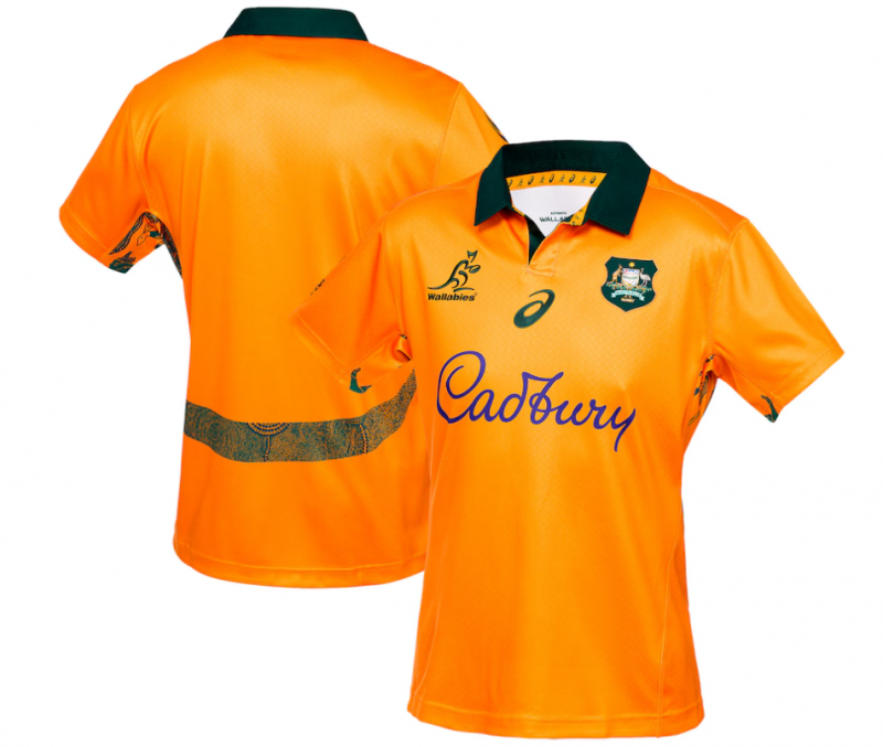 2026 Australia Wallabies Gold with Green Accents Jersey GOATORG STORE