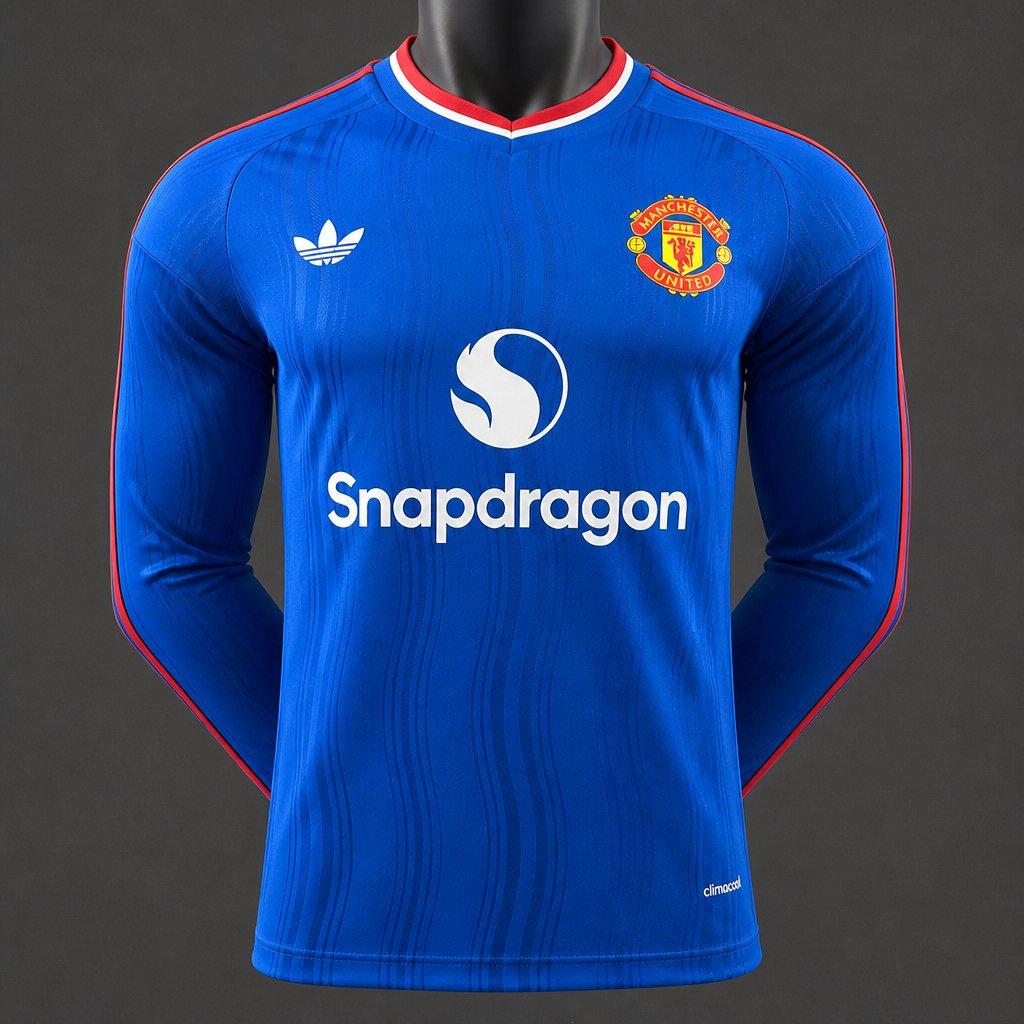 26/27 Manchester United Away Long Sleeve Player Version Jersey GOATORG STORE