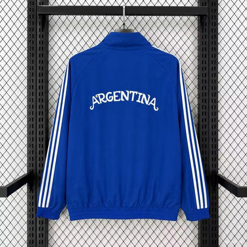 2026 Argentina Blue Full Zipper Windbreaker