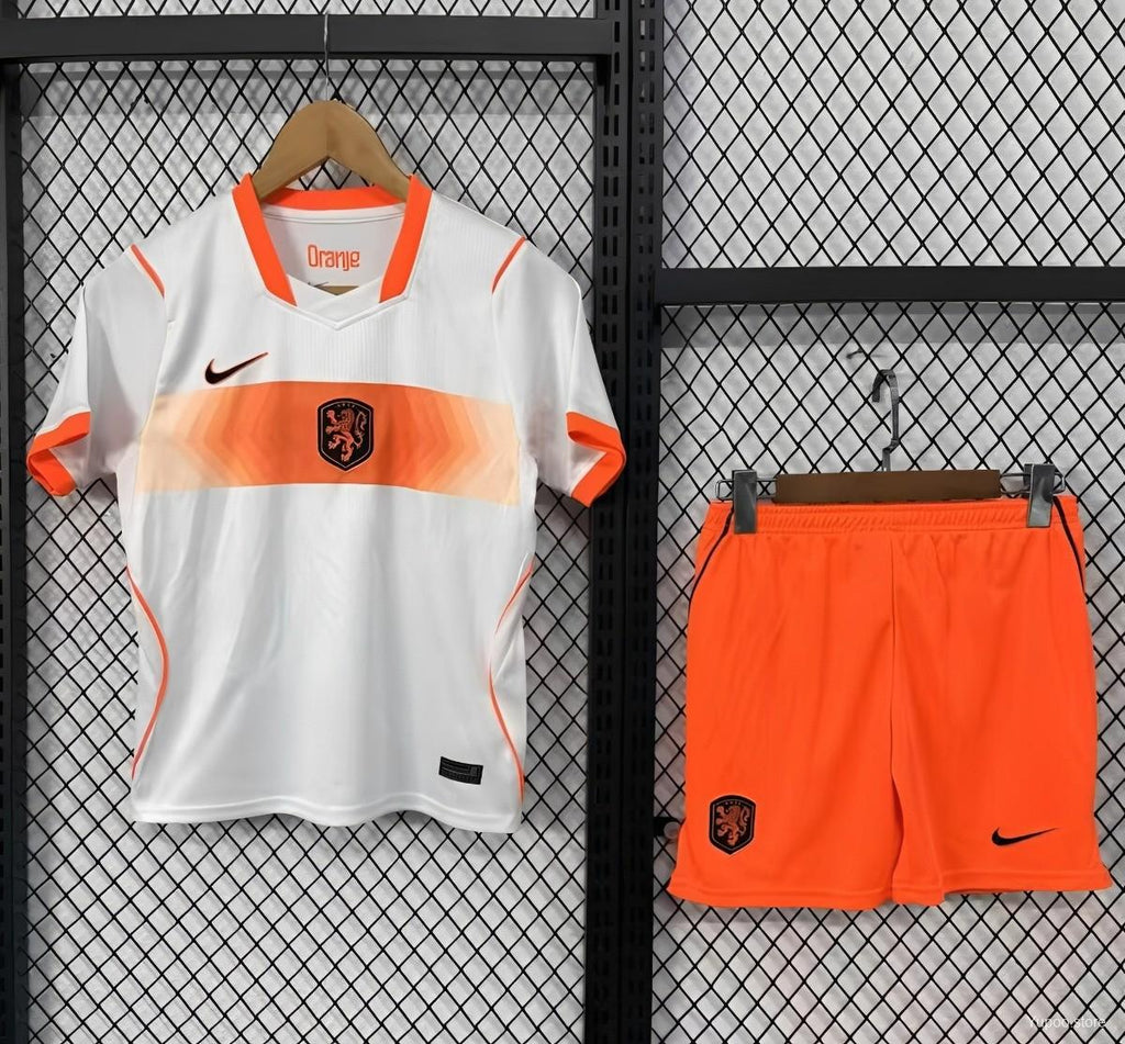 2026 Netherlands Away Kids Jersey