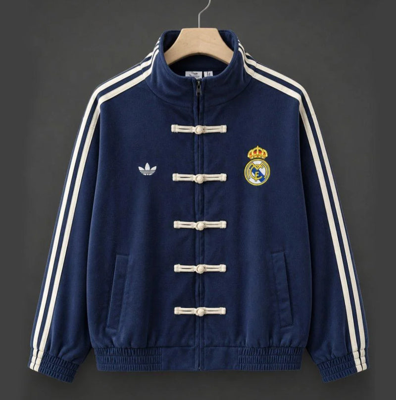 26/27 Real Madrid x Adidas New Year Limited Edition Navy Track Jacket GOATORG STORE