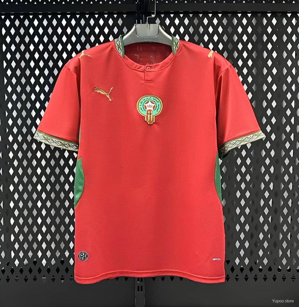 2026 Morocco Home Fan Jersey