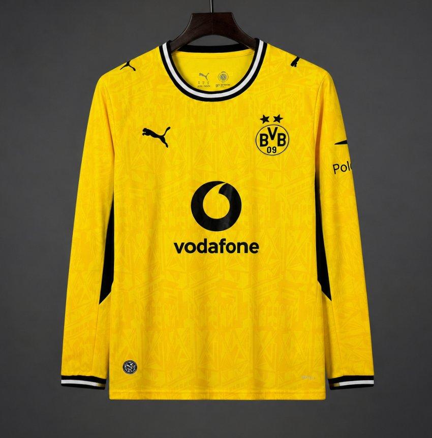 26/27 Borussia Dortmund Long Sleeve Home Fan Jersey Borussia Dortmund