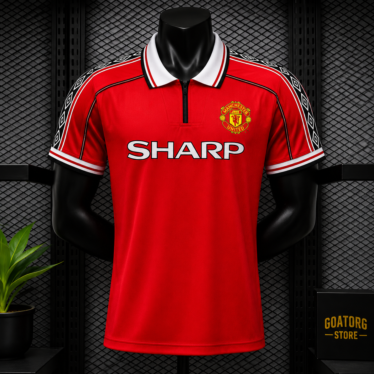Retro 1998/99 Manchester United Home Beckham #7 Jersey