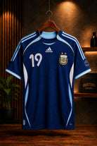 2006 Argentina Away Messi #19 Retro Jersey GOATORG STORE