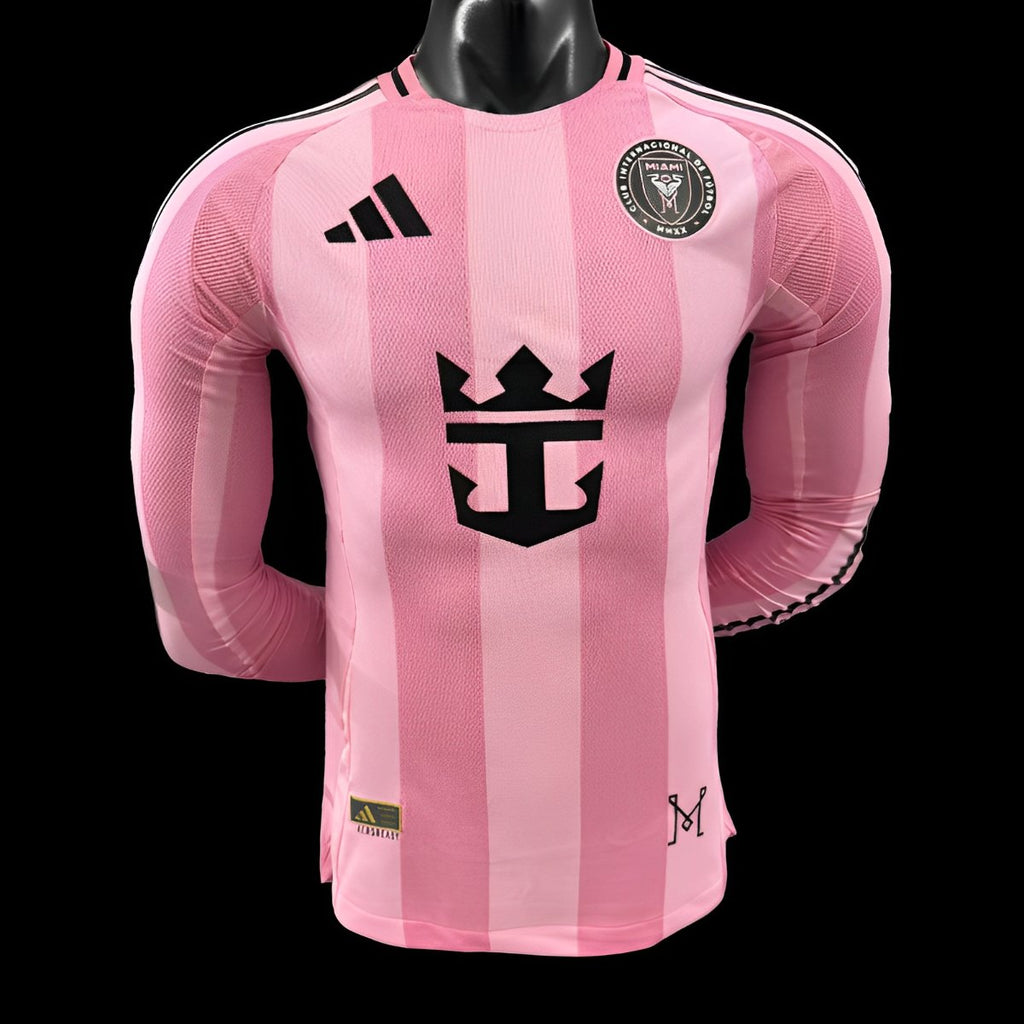 25/26 Inter Miami CF Away Pink Long Sleeve Player Version Jersey GOATORG STORE