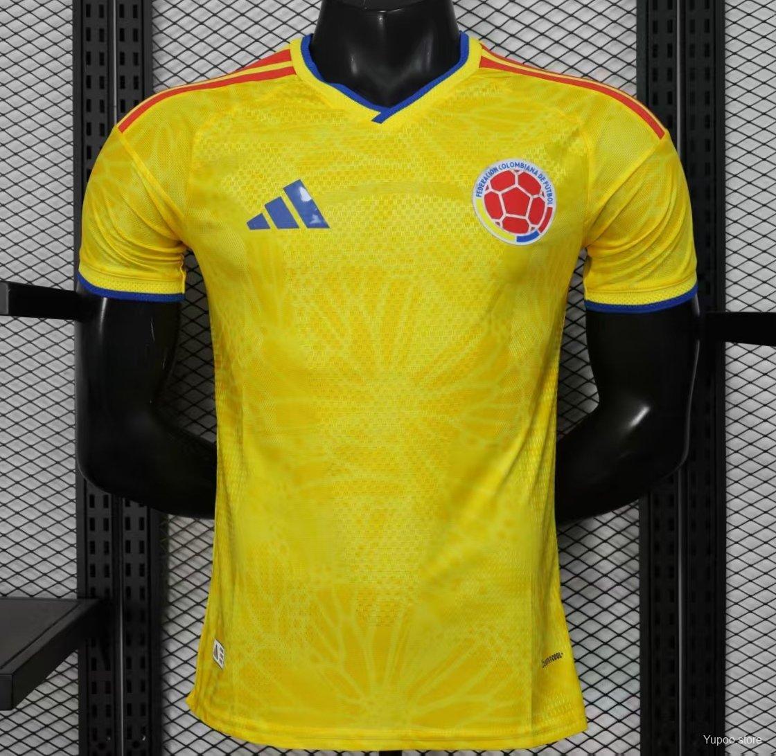 Player Version 2025 Colombia Home Jersey - GOATORG STORE