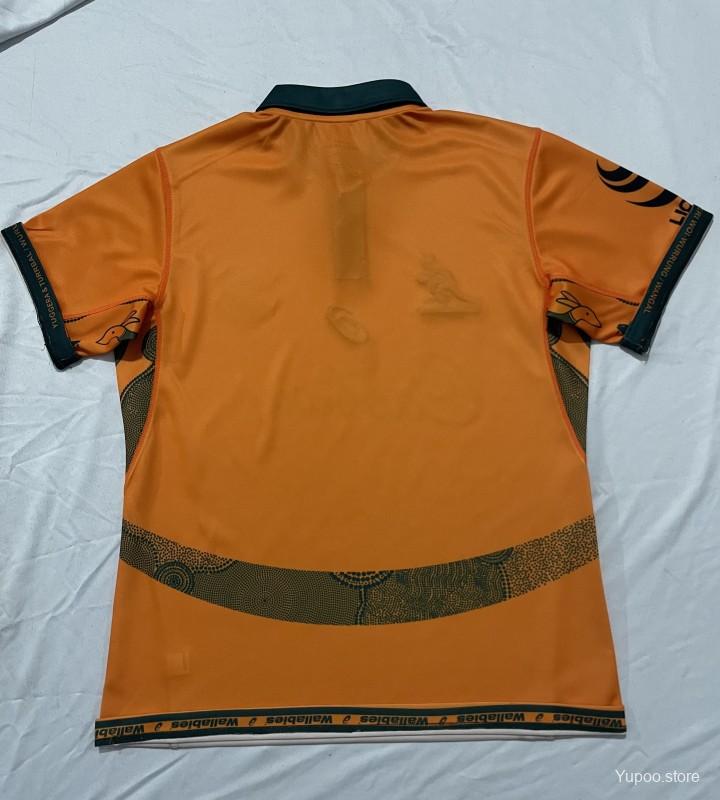 2026 Australia Wallabies Gold with Green Accents Jersey GOATORG STORE