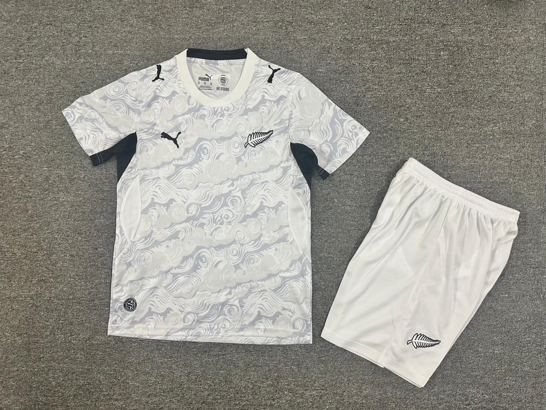 2026 New Zealand All Whites Home Kids Jersey